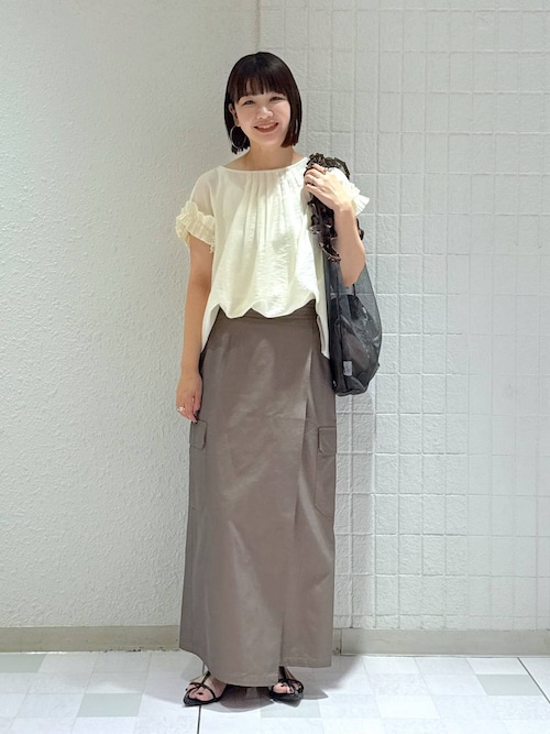 【新品タグ付】UN-SOPHIE アンソフィー ウエストラップリボンスカート WAIST WRAP RIBBON Skirt - un-sophie