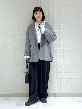 「A part by（アパートバイ）のアイテム（シャツ/ブラウス）」を使った、yoshiさん（レディース・164cm）の秋コーディネート