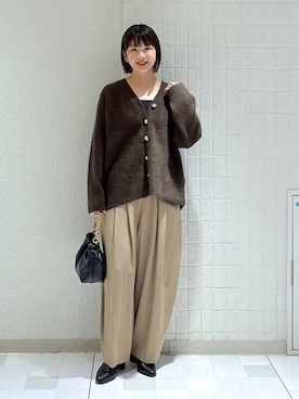 「A part by（アパートバイ）のアイテム（キャミソール）」を使った、yoshiさん（レディース・164cm）の秋コーディネート