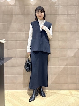 yoshiさん（レディース・164cm）の冬コーディネート