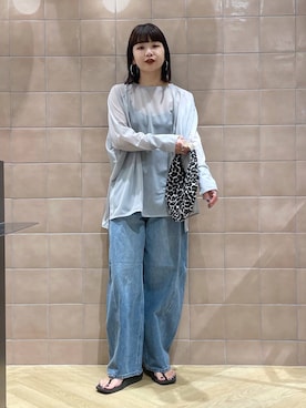 「muleboy（ミュールボーイ）のアイテム」を使った、yoshiさん（レディース・164cm）の夏コーディネート