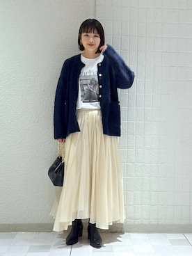 「アイテム（キーホルダー）」を使った、yoshiさん（レディース・164cm・30代）の秋コーディネート
