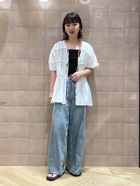 「muleboy（ミュールボーイ）のアイテム」を使った、yoshiさん（レディース・164cm）の夏コーディネート