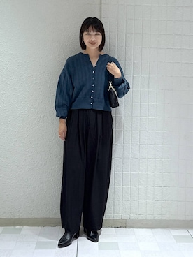 「アイテム（キーホルダー）」を使った、yoshiさん（レディース・164cm・30代）の秋コーディネート