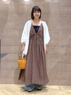 「アイテム（ブルゾン）」を使った、yoshiさん（レディース・164cm・30代）の夏コーディネート
