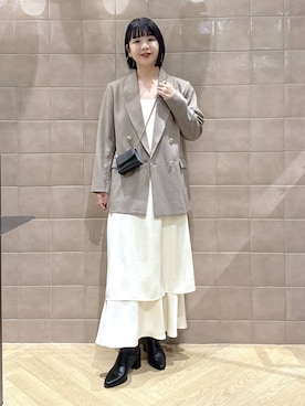 「アイテム（ワンピース）」を使った、yoshiさん（レディース・164cm・30代）の秋コーディネート