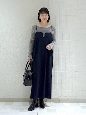 「A part by（アパートバイ）のアイテム」を使った、yoshiさん（レディース・164cm）の秋コーディネート