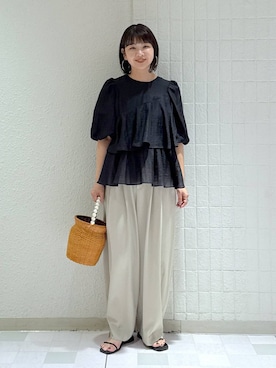 「アイテム（パンツ）」を使った、yoshiさん（レディース・164cm・30代）の夏コーディネート