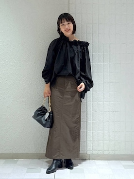 「アイテム（キーホルダー）」を使った、yoshiさん（レディース・164cm・30代）の秋コーディネート