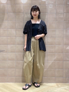 「muleboy（ミュールボーイ）のアイテム」を使った、yoshiさん（レディース・164cm）の夏コーディネート