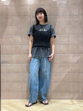 「muleboy（ミュールボーイ）のアイテム」を使った、yoshiさん（レディース・164cm）の夏コーディネート
