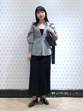 「キャミワンピース」｜yoshiさん（レディース・164cm）の冬コーディネート