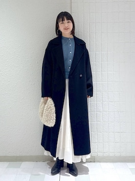 「SNAP_apart by lowrys」｜「アイテム（ジャケット/アウター）」を使った、yoshiさん（レディース・164cm）の冬コーディネート