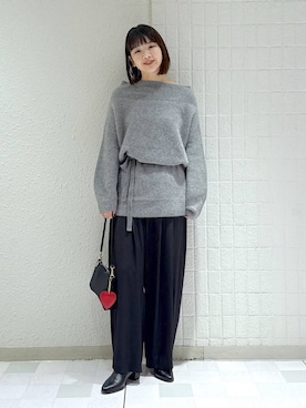 「アイテム（キーホルダー）」を使った、yoshiさん（レディース・164cm・30代）の秋コーディネート