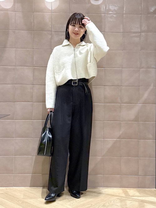 セール】ラメエリZIPカーディガン（カーディガン/ボレロ）｜A part by