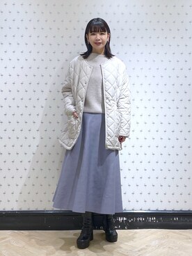 「A part by（アパートバイ）のアイテム（ダウンジャケット/コート）」を使った、yoshiさん（レディース・164cm）の秋コーディネート