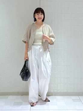 「A part by（アパートバイ）のアイテム」を使った、yoshiさん（レディース・164cm）の夏コーディネート