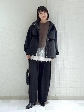 「アイテム（チュニック）」を使った、yoshiさん（レディース・164cm・30代）の秋コーディネート