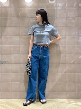 「muleboy（ミュールボーイ）のアイテム」を使った、yoshiさん（レディース・164cm）の夏コーディネート