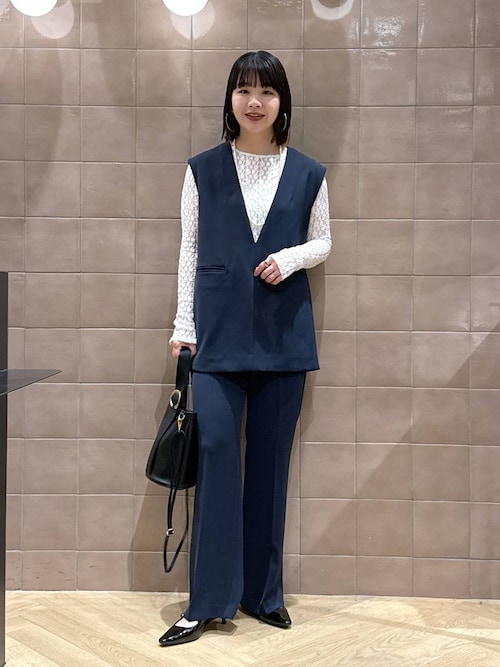 セレモニー】ベスト＆フレアパンツセットアップ（パンツドレス）｜A  