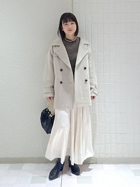 「apart by lowrys」｜「アイテム（ジャケット/アウター）」を使った、yoshiさん（レディース・164cm）の冬コーディネート