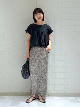 「アイテム（ハンドバッグ）」を使った、yoshiさん（レディース・164cm・30代）の夏コーディネート