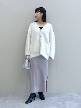 「e/rm（イーアールエム）のアイテム（スカート）」を使った、yoshiさん（レディース・164cm）の秋コーディネート