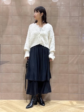 「e/rm」｜yoshiさん（レディース・164cm）の秋コーディネート