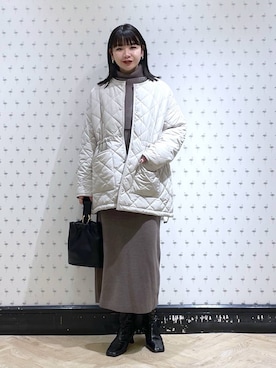 「SNAP_apart by lowrys」｜yoshiさん（レディース・164cm）の冬コーディネート