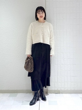 「アイテム（ワンピース/ドレス）」を使った、yoshiさん（レディース・164cm・30代）の秋コーディネート