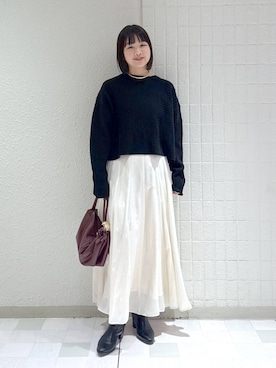 「A part by（アパートバイ）のアイテム（アクセサリー）」を使った、yoshiさん（レディース・164cm）の冬コーディネート