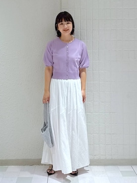 「アイテム（ハンドバッグ）」を使った、yoshiさん（レディース・164cm・30代）の夏コーディネート