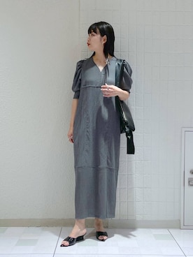 「e/rm」｜「アイテム（ワンピース/ドレス）」を使った、yoshiさん（レディース・164cm）の春コーディネート