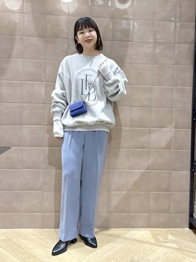 「A part by（アパートバイ）のアイテム（スウェット）」を使った、yoshiさん（レディース・164cm）の秋コーディネート