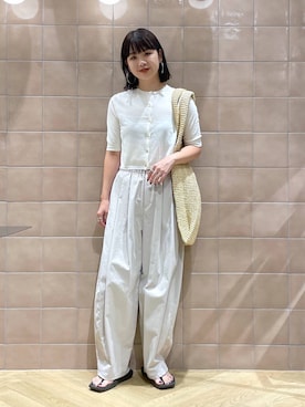 「muleboy（ミュールボーイ）のアイテム」を使った、yoshiさん（レディース・164cm）の夏コーディネート