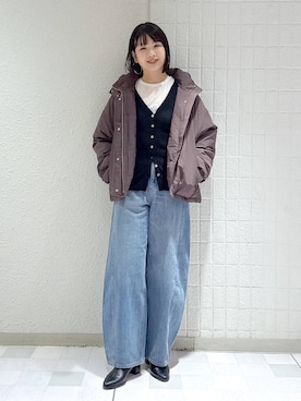 「アイテム（ブルゾン）」を使った、yoshiさん（レディース・164cm・30代）の秋コーディネート