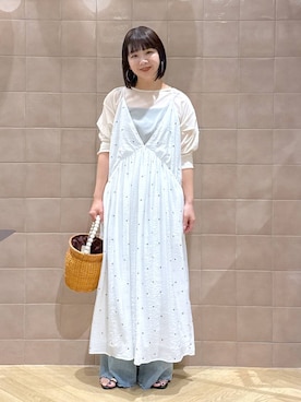 「アイテム（ワンピース）」を使った、yoshiさん（レディース・164cm・30代）の夏コーディネート