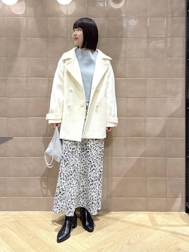 「SNAP_apart by lowrys」｜「アイテム（ジャケット/アウター）」を使った、yoshiさん（レディース・164cm）の冬コーディネート