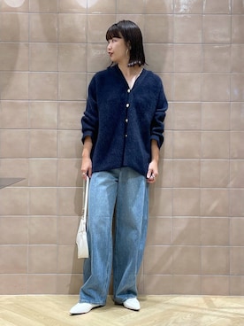 「A part by（アパートバイ）の【2WAY】フトベルトショルダーバッグ（ショルダーバッグ）」を使った、yoshiさん（レディース・164cm）の秋コーディネート