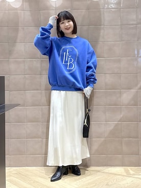 「アイテム（スウェット）」を使った、yoshiさん（レディース・164cm・30代）の秋コーディネート