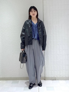 「A part by（アパートバイ）のチュールタンク（タンクトップ、ホワイト系）」を使った、yoshiさん（レディース・164cm）の春コーディネート