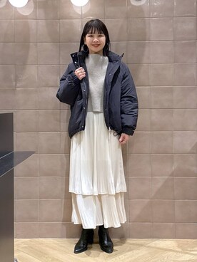 「アイテム（ジャケット/アウター）」を使った、yoshiさん（レディース・164cm・30代）の冬コーディネート