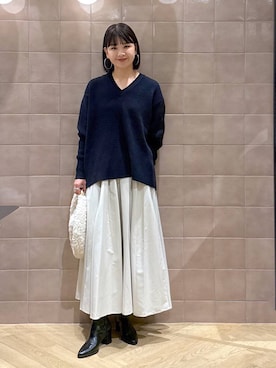 「A part by（アパートバイ）のアイテム（シューズ）」を使った、yoshiさん（レディース・164cm）の秋コーディネート