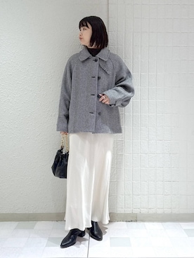 「SNAP_apart by lowrys」｜「アイテム（ジャケット/アウター）」を使った、yoshiさん（レディース・164cm）の秋コーディネート