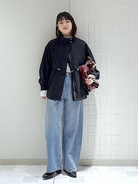 「アイテム（ブルゾン）」を使った、yoshiさん（レディース・164cm・30代）の秋コーディネート