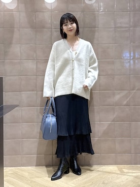 「アイテム（アンダーウェア）」を使った、yoshiさん（レディース・164cm）の秋コーディネート