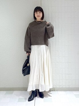 「A part by（アパートバイ）のアイテム（アクセサリー）」を使った、yoshiさん（レディース・164cm）の冬コーディネート