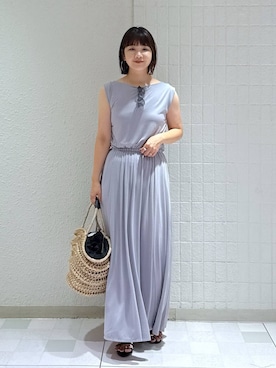 「アイテム（サンダル）」を使った、yoshiさん（レディース・164cm・30代）の夏コーディネート