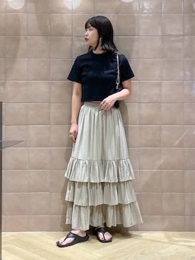 「muleboy（ミュールボーイ）のアイテム」を使った、yoshiさん（レディース・164cm）の夏コーディネート