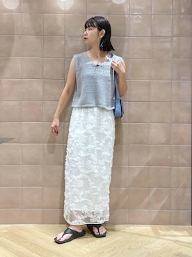「muleboy（ミュールボーイ）のアイテム」を使った、yoshiさん（レディース・164cm）の夏コーディネート